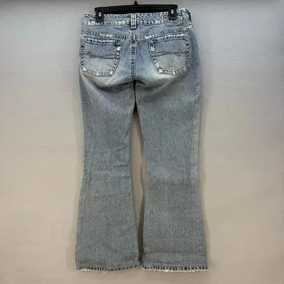 Silver Jeans Women's 28x33 (6) Light Blue Blaze Flare Vintage Preppy Normcore - Picture 2 of 15